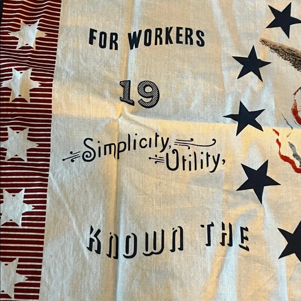 Double RL RRL Ralph Lauren Bandanna Scarf Union Workers Eagle American Workwear